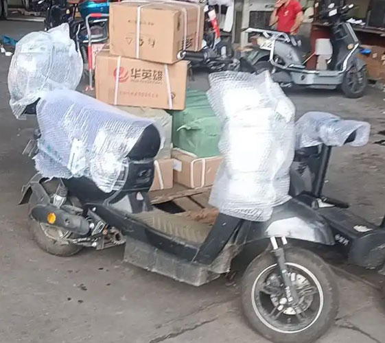 华南热作学院电动车托运